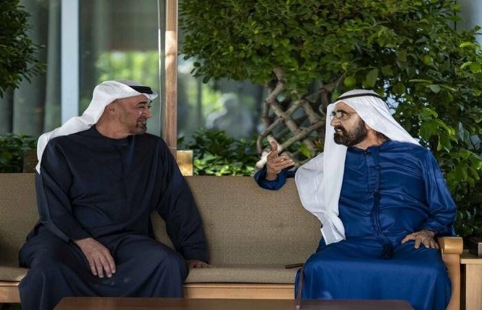 مباشر دبي | محمد بن زايد ومحمد بن راشد يبحثان شؤون الوطن وتعزيز مسيرة التنمية بالإمارات